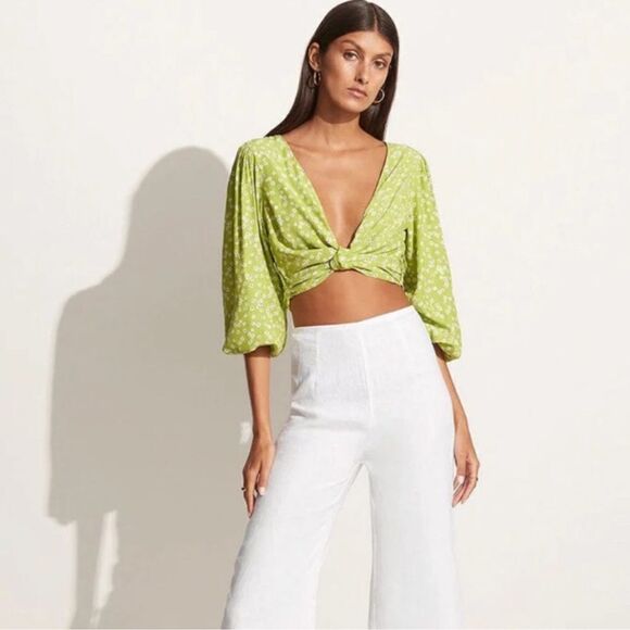 Faithfull the Brand Tianna Top Tiare Floral Print NEW Size Medium - Picture 1 of 9